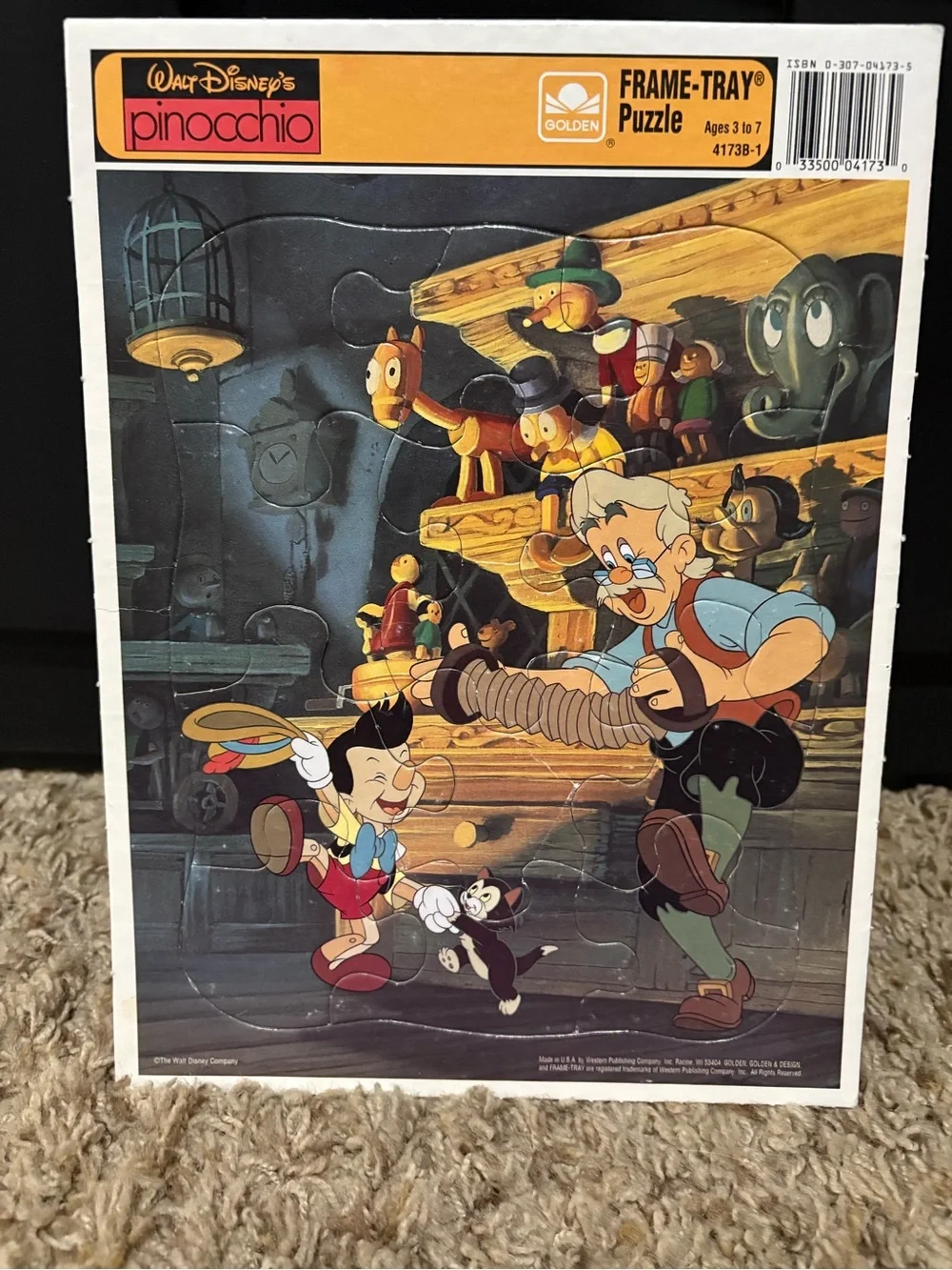 Disney Pinocchio Tray Puzzle